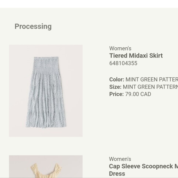 Tiered midaxi skirt - Picture 6 of 6